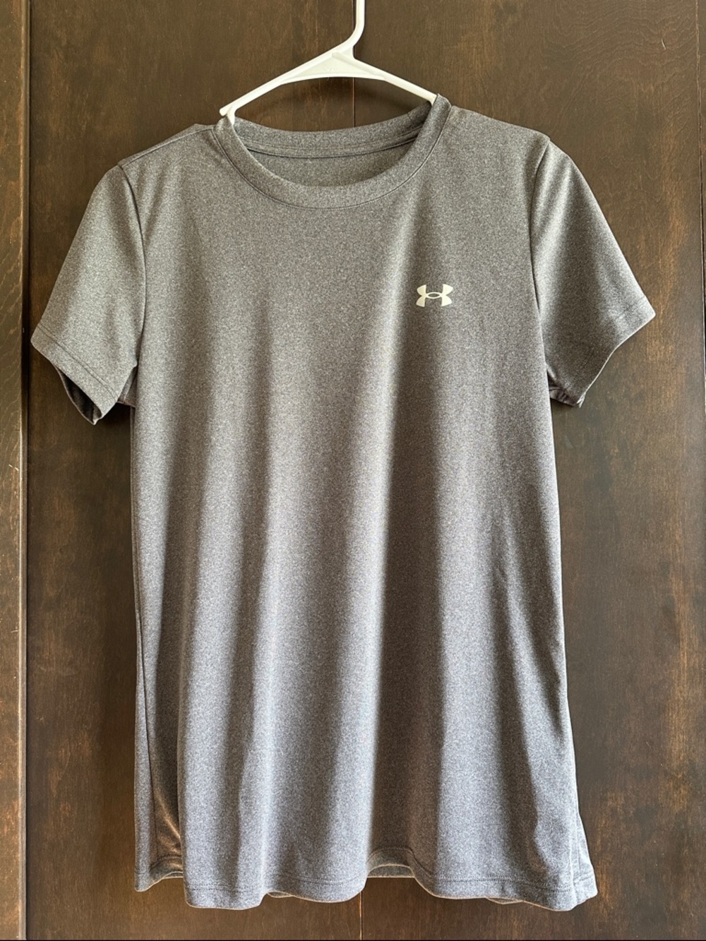Under Armour Women’s Heather Gray Short Sleeve Tech Tee